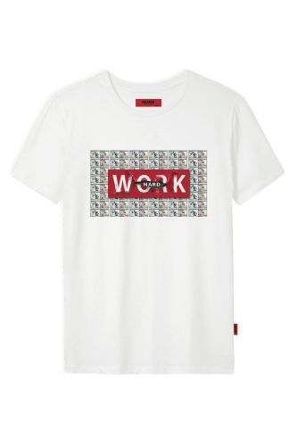 JOHN FRANK COOL T-SHIRT BEYAZ - 1